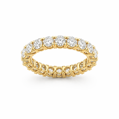 Eternity Ring in 18K Gold, Lab-Grown Diamond