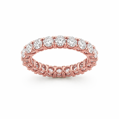 Eternity Ring in 18K Gold, Lab-Grown Diamond