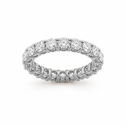 Eternity Ring in 18K Gold, Lab-Grown Diamond
