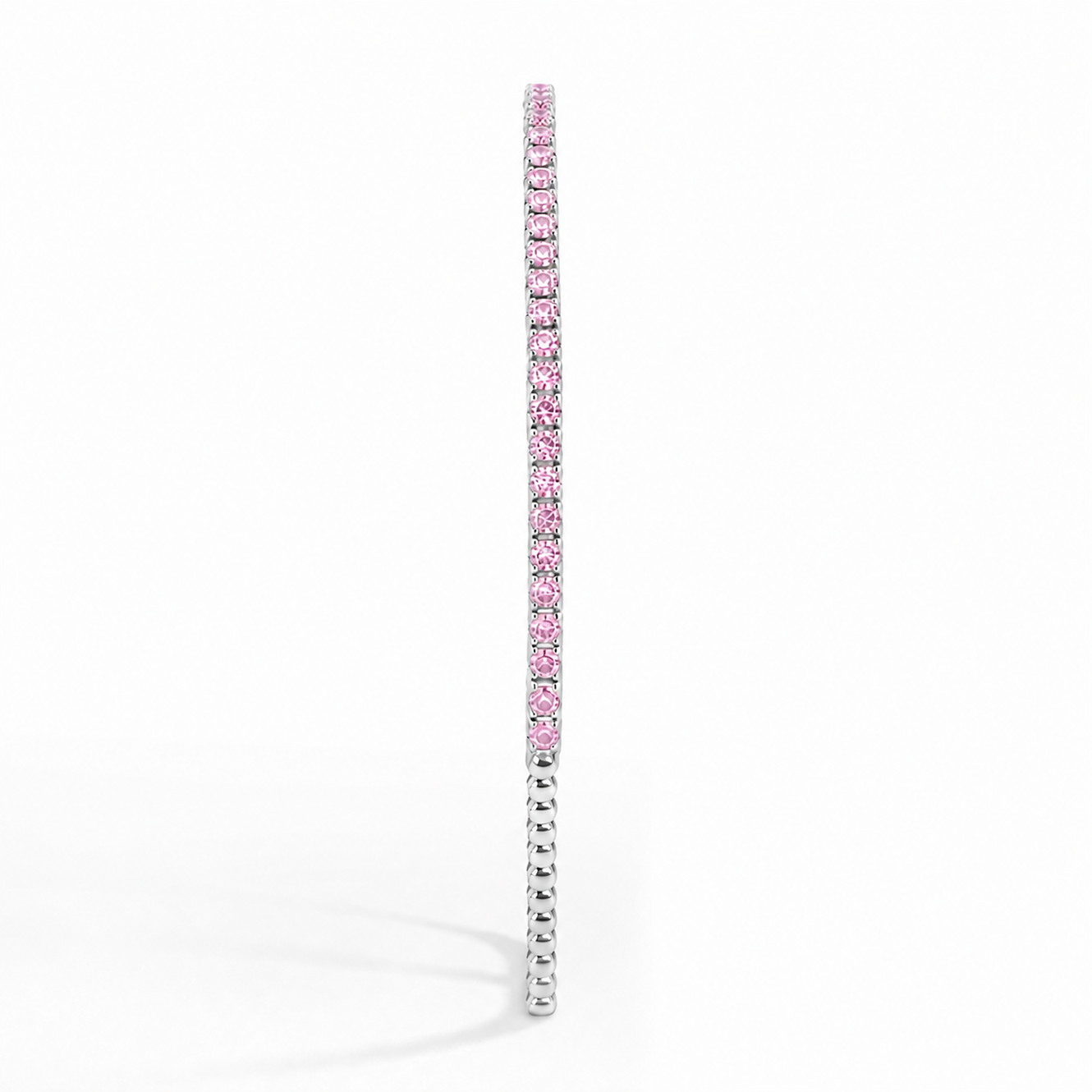 Pink Diamond Bracelet in 18K Gold, Lab-Grown Diamond