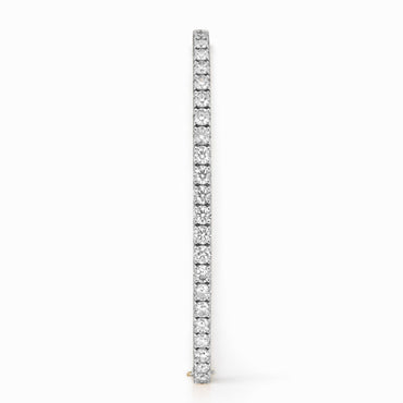 Classic Round Cut Tennis Bracelet in Bezel Setting