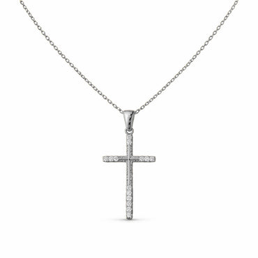 Cross Pendant in Pave Setting