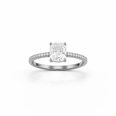 Cushion Cut Diamond Ring