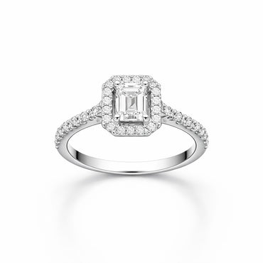 Emerald Cut Engagement Ring