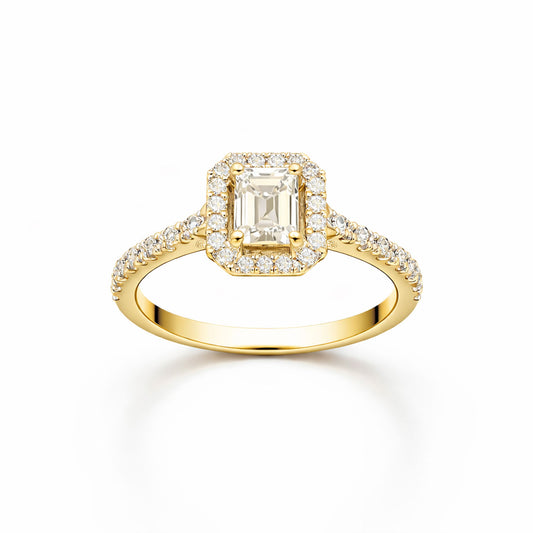 Emerald Cut Engagement Ring
