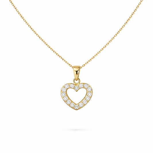 Heart Pendant Prong Set