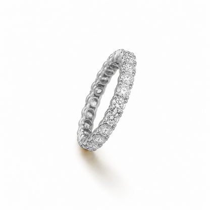 Eternity Ring in 18K Gold, Lab-Grown Diamond