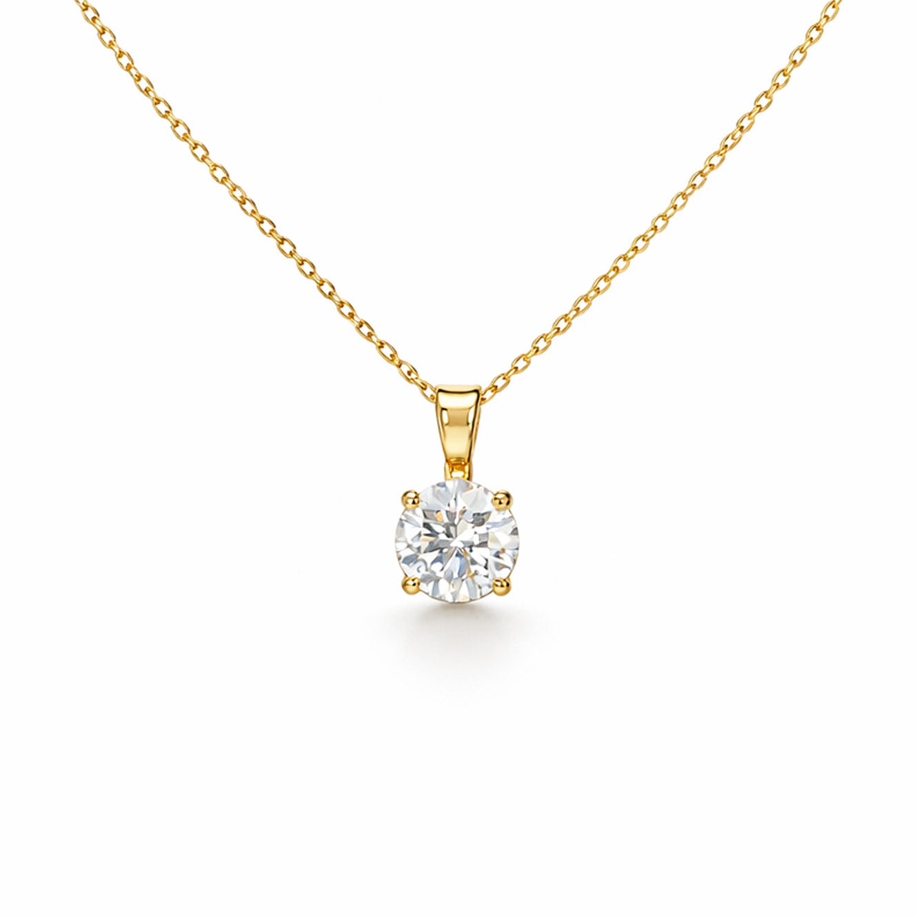 Round Brilliant Cut Four Prongs