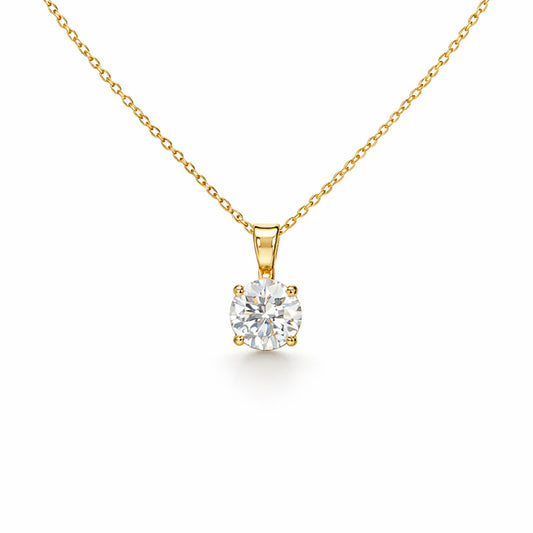 Round Brilliant Cut Four Prongs